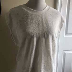 Distressed designer top